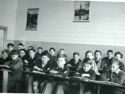 Classe de 5 ème du Père SCHWARTZ en 1950