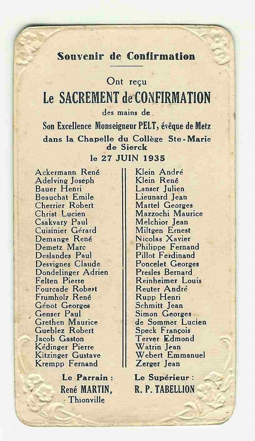 Confirmation 1935 2 l